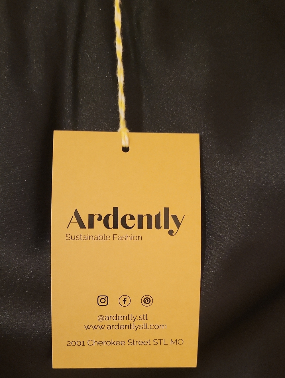 #23g NLT Black Satinlike Midi Skirt - Women's Classic Silky A-Line - Picture 3 of 3